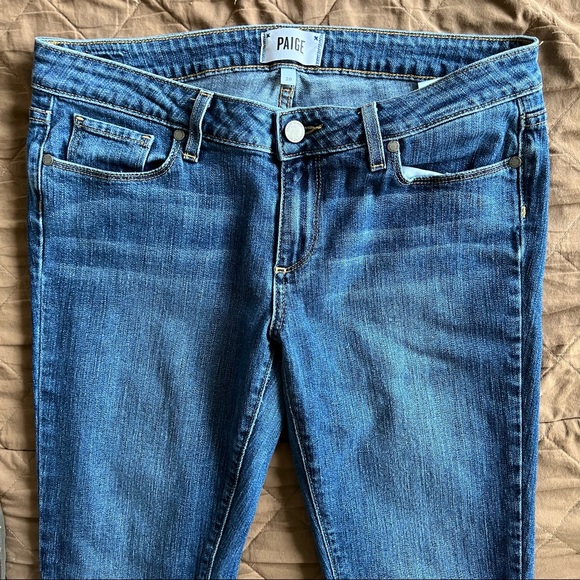 Paige Jimmy Jimmy Skinny Maxwell Medium Wash Jeans Sz 28 - Picture 5 of 11